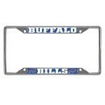 FANMATS 15527 Buffalo Bills Chrome Metal License Plate Frame, Team Colors, 6.25in x 12.25in
