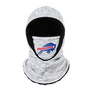 FOCO Buffalo Bills NFL Heather Grey Big Logo Hooded Gaiter