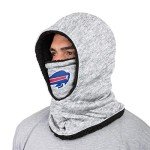 FOCO Buffalo Bills NFL Heather Grey Big Logo Hooded Gaiter