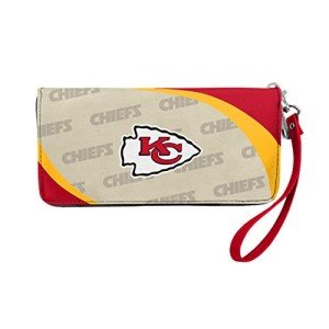 Littlearth Kansas City Chiefs NFL Curve Zip Organizer Wallet