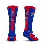 For Bare Feet NFL BUFFALO BILLS MVP Crew Sock Team Color Large