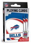 MasterPieces - NFL Playing Cards, Officially Licensed Buffalo Bills Football Deck, Family Games for Adults and Kids, Standard Index