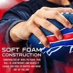 Franklin Sports NFL Buffalo Bills Football - Kids Foam Football - Soft Football - Mini Size - Perfect for Gameday - 8.5" 3D Logos!