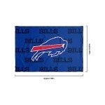 FOCO Buffalo Bills NFL Team Color Big Logo Standard 2 Pack Pillowcases