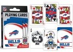 MasterPieces - NFL Playing Cards, Officially Licensed Buffalo Bills Football Deck, Family Games for Adults and Kids, Standard Index