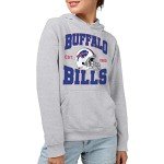 Junk Food Clothing x NFL - Buffalo Bills - Team Helmet - Unisex Adult Pullover Fleece Hoodie for Men and Women - Size 3X-Large