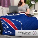 FOCO Buffalo Bills NFL Team Color Wordmark Weighted Blanket