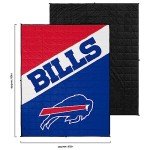 FOCO Buffalo Bills NFL Team Color Wordmark Weighted Blanket