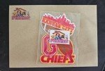 2 Pcs Kansas City American Football Fan Patches, Iron On and Sew On
