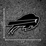 Rico Industries NFL Buffalo Bills Chrome Finished Auto Emblem 3D Sticker