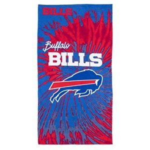 Northwest NFL Buffalo Bills Unisex-Adult Beach Towel, 30" x 60", Psychedelic