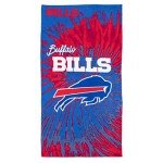 Northwest NFL Buffalo Bills Unisex-Adult Beach Towel, 30" x 60", Psychedelic