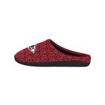 FOCO NFL Kansas City Chiefs Men's Poly Knit Cup Sole Slipper, Team Color, Large (11-12)