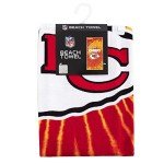 Northwest NFL Kansas City Chiefs Unisex-Adult Beach Towel, 30" x 60", Psychedelic