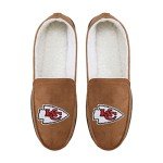 FOCO Kansas City Chiefs NFL Mens Exclusive Beige Moccasin - M