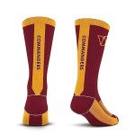 For Bare Feet NFL WASHINGTON COMMANDERS MVP Crew Sock Team Color Large
