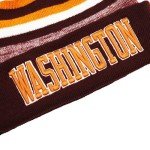 Washington Beanie Hat Football Knit Hats Winter Cuffed Stylish Beanie Cap Sport Fans Fashion Toque Cap