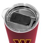 Rico Industries NFL Football Washington Commanders 18oz Soft Touch, Easy Grip Tumbler