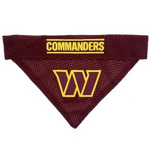 Pets First unisex adult NFL Pet Bandana, Washington Commanders, Large-Extra Large