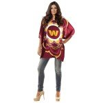 Littlearth Washington Commanders NFL Sheer Caftan with Flower Design