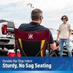 Kijaro Sports Fan Folding Chair, 26" L x 35.5" W x 37" H, Washington Commanders