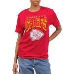 Junk Food Clothing x NFL - Kansas City Chiefs - Bold Logo - Unisex Adult Short Sleeve Fan T-Shirt for Men and Women - Size XX-Large