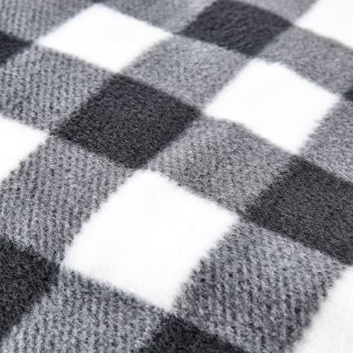 12-Volt Electric Heated Car Blanket - Black Plaid