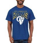 Junk Food Clothing x NFL - Los Angeles Rams - Bold Logo - Unisex Adult Short Sleeve Fan T-Shirt for Men and Women - Size 3X-Large