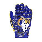 Wilson NFL Stretch Fit Football Gloves - Adult, Los Angeles Rams