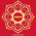 Littlearth Kansas City Chiefs NFL Sheer Caftan with Flower Design