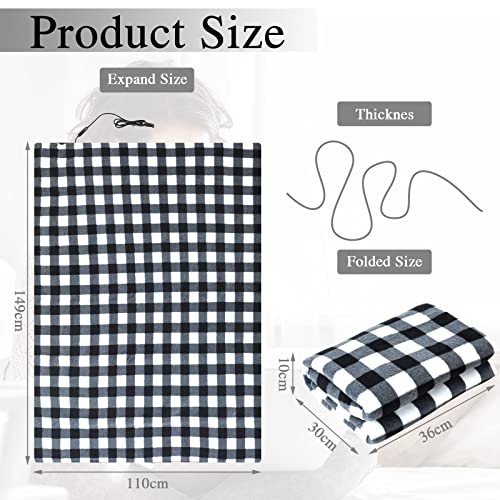 Heated Fleece Car Blanket with Temperature Controller