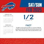 Turner Sports Buffalo Bills 2025 Box Calendar (25998053031)