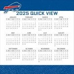 Turner Sports Buffalo Bills 2025 Box Calendar (25998053031)