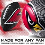Franklin Sports NFL Arizona Cardinals Football - Kids Foam Football - Soft Football - Mini Size - Perfect for Gameday - 8.5" 3D Logos!