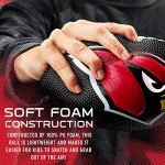 Franklin Sports NFL Arizona Cardinals Football - Kids Foam Football - Soft Football - Mini Size - Perfect for Gameday - 8.5" 3D Logos!