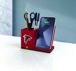 SOAR NFL Wireless Charger and Desktop Organizer, Atlanta Falcons