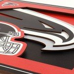 YouTheFan NFL Atlanta Falcons 3D Logo Series Wall Art - 12x12