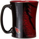 NFL Arizona Cardinals Mocha Mug, 14-ounce, Black