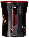 NFL Arizona Cardinals Mocha Mug, 14-ounce, Black