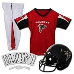 Franklin Sports Atlanta Falcons Kids NFL Uniform Set - Youth NFL Team Jersey, Helmet, Pants + Apparel Costume - Official NFL Gear -Youth Medium