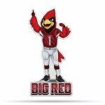 Rico Industries NFL Arizona Cardinals Mascot Shape Cut Pennant - Home and Living Room Décor - Soft Felt EZ to Hang 18x0.10x18