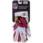 Franklin Sports Arizona Cardinals Youth NFL Football Receiver Gloves - Receiver Gloves For Kids - NFL Team Logos and Silicone Palm - Youth S/XS Pair