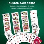 MasterPieces - NFL Playing Cards, Officially Licensed Kansas City Chiefs Football Deck, Family Games for Adults and Kids, Standard Index
