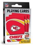 MasterPieces - NFL Playing Cards, Officially Licensed Kansas City Chiefs Football Deck, Family Games for Adults and Kids, Standard Index