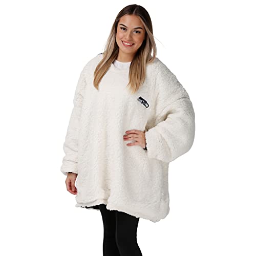 NFL Team Reversible Oversized Sherpa Hoodie Sweatshirt