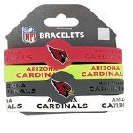 NFL Arizona Cardinals Silicone Bracelets, 4-Pack