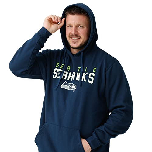 NFL Men's Solid Basic Hoodie - Size Large
