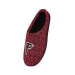 FOCO NFL Atlanta Falcons Men's Poly Knit Cup Sole Slipper, Team Color, Medium (9-10)