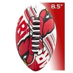 Franklin Sports NFL Arizona Cardinals Football - Youth Mini Football - 8.5" Football- SPACELACE Easy Grip Texture- Perfect for Kids !