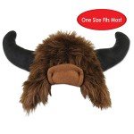 Plush Buffalo Hat
